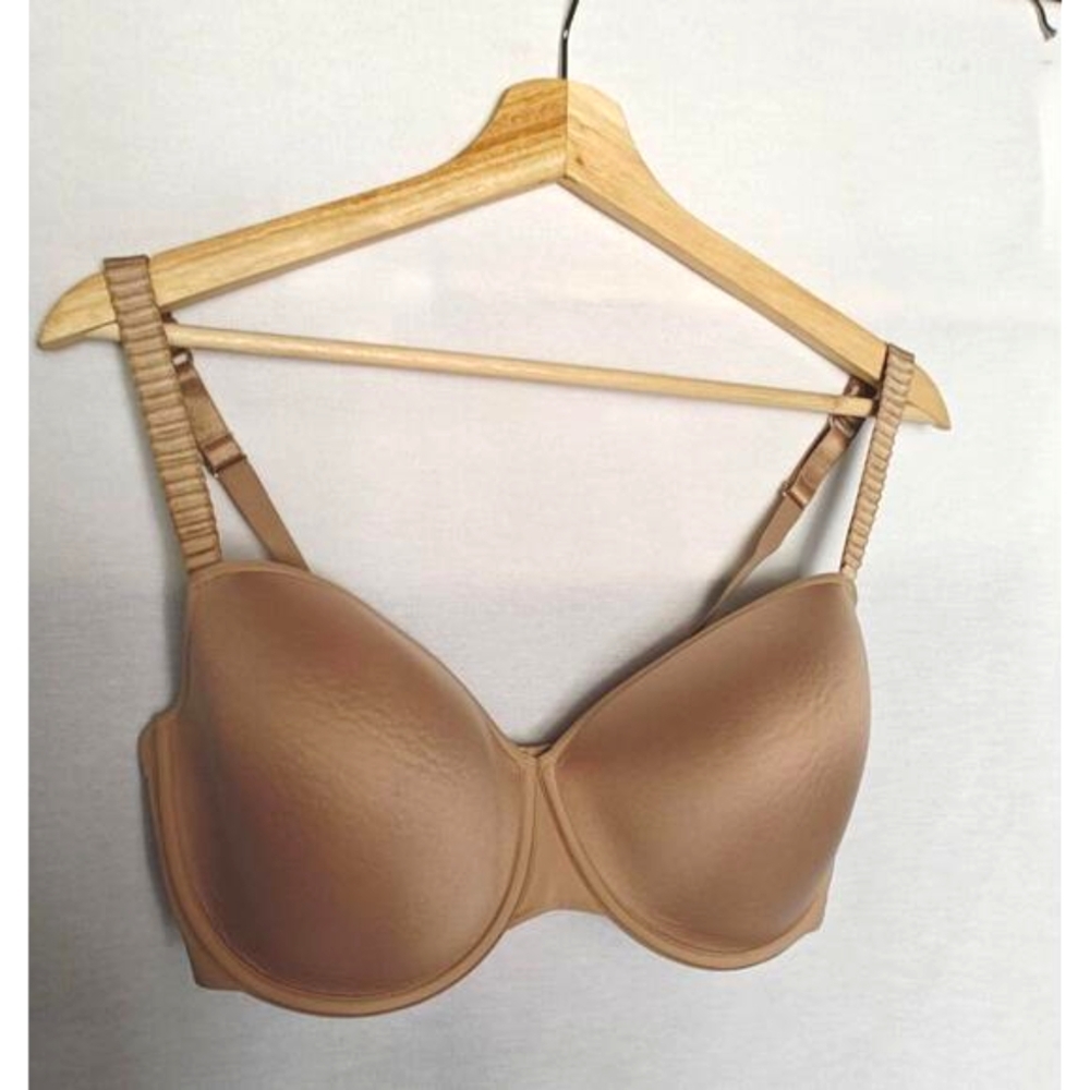 ThirdLove Bra 24/7 Classic‎ TShirt Underwire Beige Tan 36F Memory Foam Cups